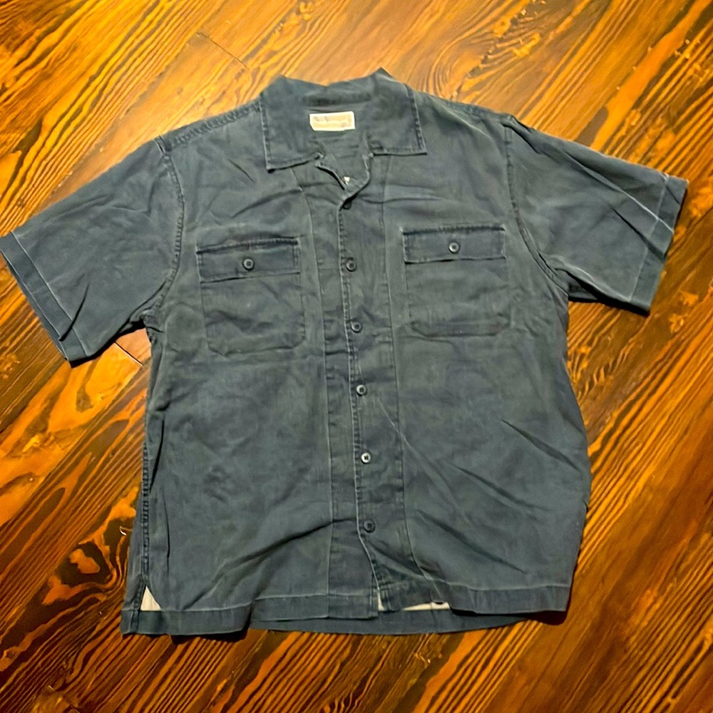 Military surplus button down